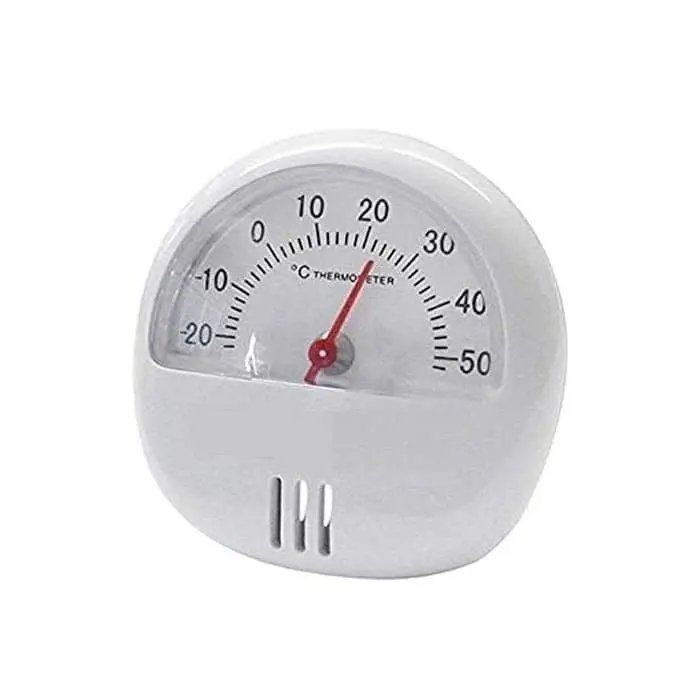 Thermometer analog kulkas 2 inc -20 sd 50 ada magnet