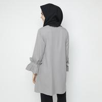 Gambar Eiza by duapola Remple Sleeves Tunik 8835 - Silver - M dari Eiza by duapola Kab. Tangerang 3 Tokopedia