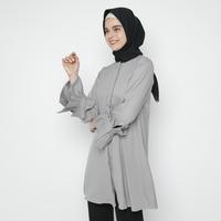 Gambar Eiza by duapola Remple Sleeves Tunik 8835 - Silver - M dari Eiza by duapola Kab. Tangerang 2 Tokopedia