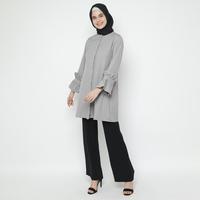 Gambar Eiza by duapola Remple Sleeves Tunik 8835 - Silver - M dari Eiza by duapola Kab. Tangerang 4 Tokopedia