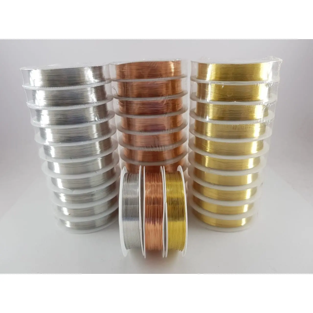 Artistic Wire 0.3, 0.4, 0.5, 0.6, 0.8, 1.0mm Warna Silver Kawat DIY