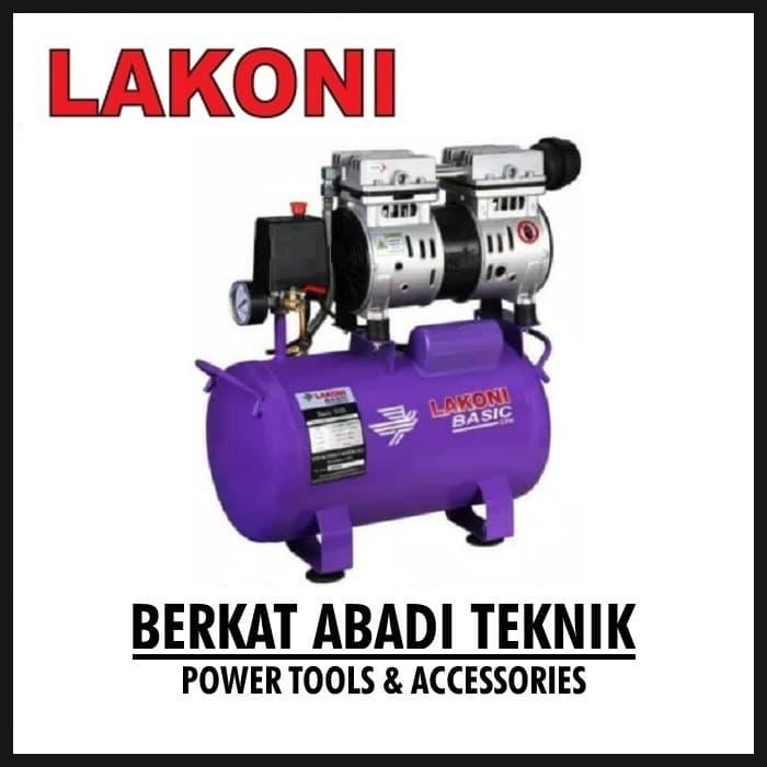 LAKONI BASIC 25S Compressor Oilless Kompressor Angin 3/4 HP Oil Less ...