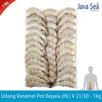 Gambar Udang Vanamei Potong Kepala HL V 21/30 pack 1kg Java Sea dari JAVA SEA Kab. Tangerang 1 Tokopedia