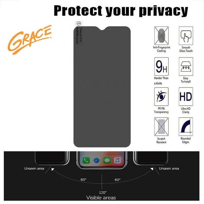 Gambar Grace Realme 5i - 6.52 inch - Privacy Anti-Spy Tempered Glass 2.5D Scr dari Mentari Grasindo Teknik Kota Administrasi Jakarta Barat Tokopedia