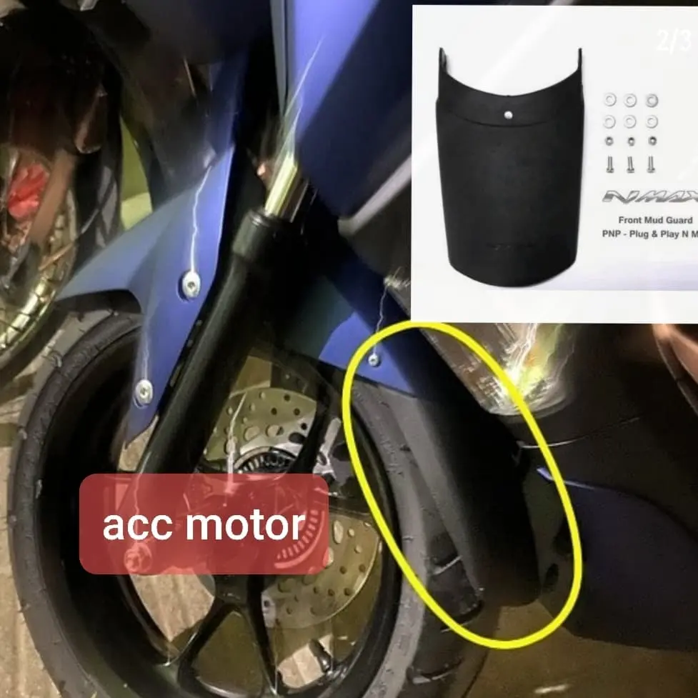 mudflap / mud flap new nmax 2020 sambungan spakbor depan new nmax 2020