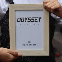 Gambar Frame Foto/Figura/Bingkai 5R Odysey Fiber Serat Kayu Krem dari KnRAcc Kota Bandung 2 Tokopedia