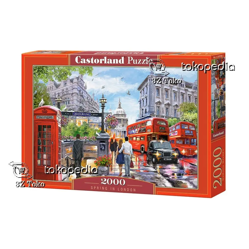 Jigsaw Puzzle: Castorland - Spring in London - 2000 Piece