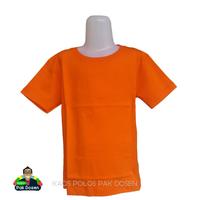 Gambar Kaos Polos Anak Unisex Cotton Combad 20s Warna Orange dari Kaos Polos Pak Dosen Kota Tangerang 1 Tokopedia