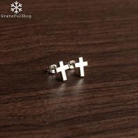 Gambar Anting Gold Cross Simple - Kuning dari Gratefulshop_NEW Kab. Tangerang 3 Tokopedia