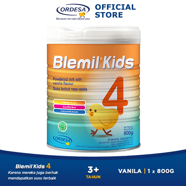 Gambar Blemil Kids 4 Susu Anak (3 Tahun Ke Atas) - 800gr dari Blenutenblemilkids Kota Tangerang Selatan Tokopedia