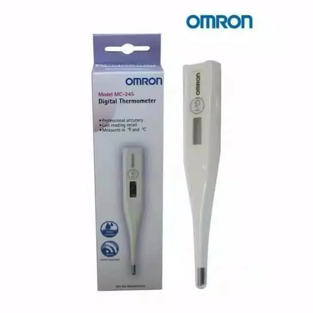 termometer digital omron mc 245 246 343 alat tes suhu badan digital