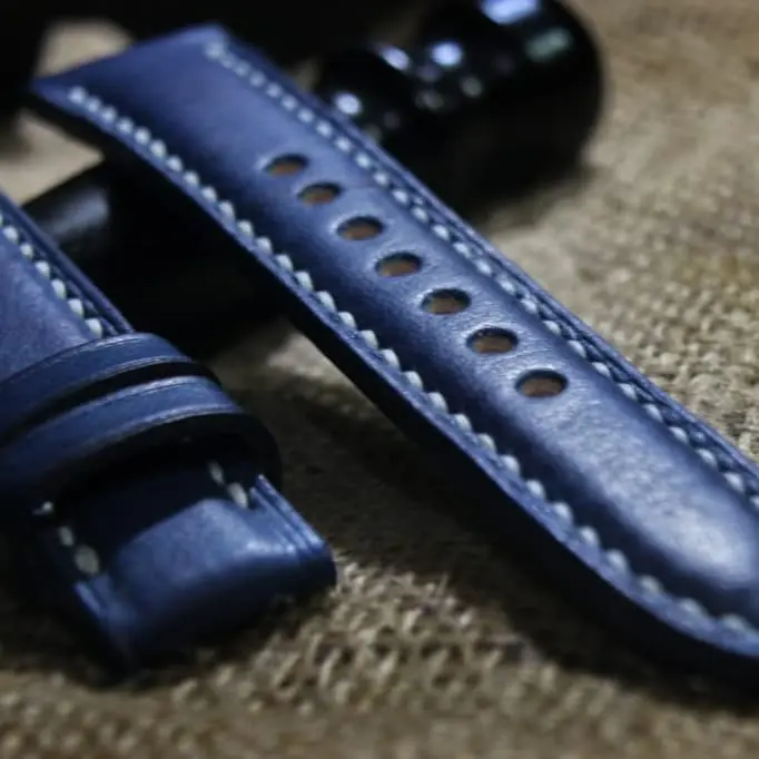 leather strap blue 1
