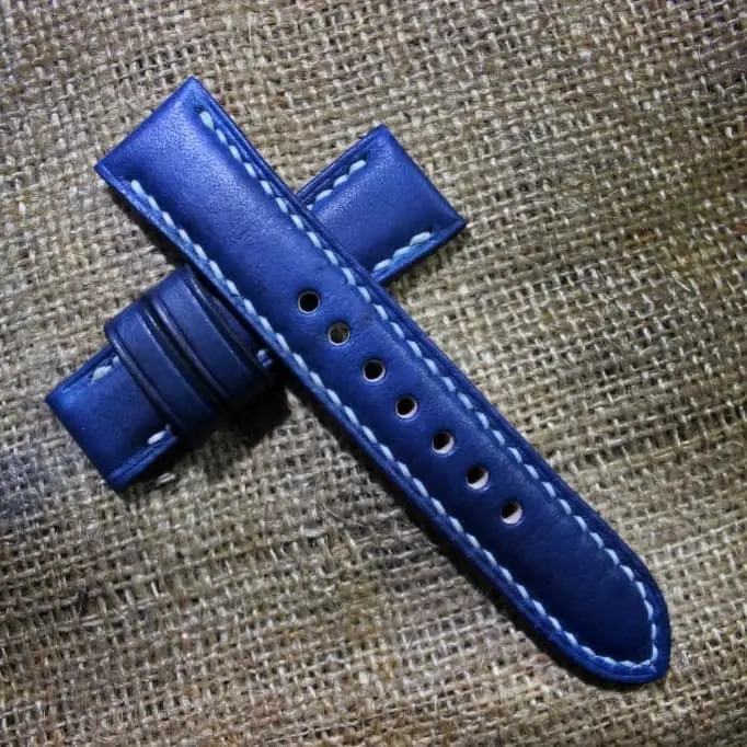 leather strap blue 0