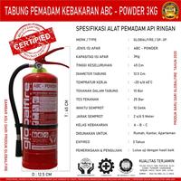 Gambar TABUNG PEMADAM KEBAKARAN 3KG / APAR 3 KG POWDER dari Surabaya Safety Shop Kab. Sidoarjo 1 Tokopedia