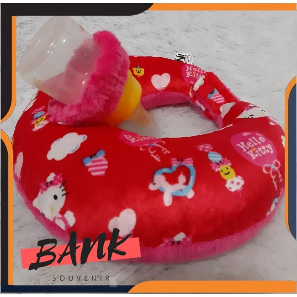 Bantal Dot Susu/menyusui Bayi kitty merah