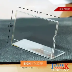 SIgn holder akrilik / Papan nama akrilik / Sign holder