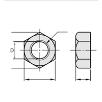 Gambar Mur Segi 6 Stainless Steel 316 M20 - 2.5 (Hex Nut) dari Multi Baja Kota Administrasi Jakarta Barat 2 Tokopedia