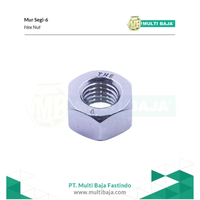 Gambar Mur Segi 6 Stainless Steel 316 M20 - 2.5 (Hex Nut) dari Multi Baja Kota Administrasi Jakarta Barat 1 Tokopedia