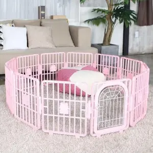 Smart Fence Door Type 12pcs - Kandang Pagar Anjing Berpintu