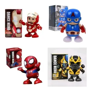 [capt] Mainan Anak Robot Joget Lampu Elektrik Bahan Plastik Pakai Baterai Cocok Untuk Kado - Robot Electric Dance Superhero & Princess