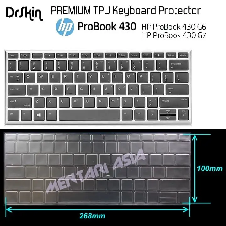 Keyboard Protector HP ProBook 430 G6 - DrSkin PREMIUM TPU