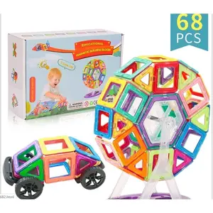 Mainan MAGFORMERS Mini - 68 Pcs All Magnetic Building Blocks