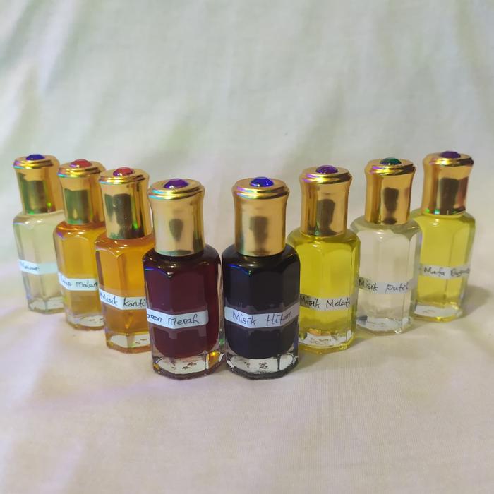 Gambar Minyak Misik Asli Isi 12ml 1 Paket Isi 8 Minyak 100% Murni dari ARG Parfum Kota Administrasi Jakarta Barat Tokopedia