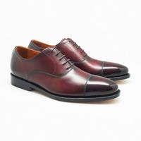 Gambar Fortuna Shoes Sepatu Kulit Pria Patina Oxford Cap Toe 7912 - MC OxBlood dari Fortuna Shoes Indonesia Kota Bandung 1 Tokopedia