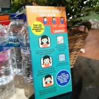 Gambar Flyer Cara Pakai Masker dan 6 Langkah Cuci Tangan dari Sahabat Sejasa Kab. Sleman 1 Tokopedia
