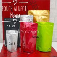 Gambar standing pouch alumunium foil 500gr kopi +valve dari fifi kemasan Kota Administrasi Jakarta Timur 2 Tokopedia