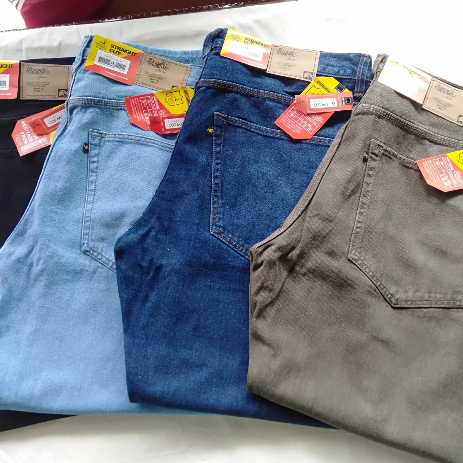 celana jeans jumbo pria/ big size no 39 sampai 50