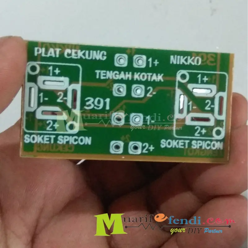 PCB Speakon spikon plat cekung box speaker 391M NIKKO 0