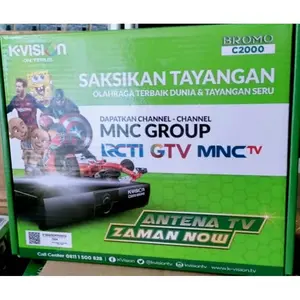 Satellite Receiver K-VISION C/Ku-Band Hybrid HD GRATIS 1 tahun paket FILM & BEIN & TV Nasional ( KV3000)