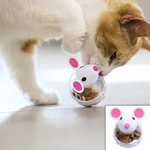 Dog Cat Cute Toy Smart Interactive IQ Treat Ball Dispenser