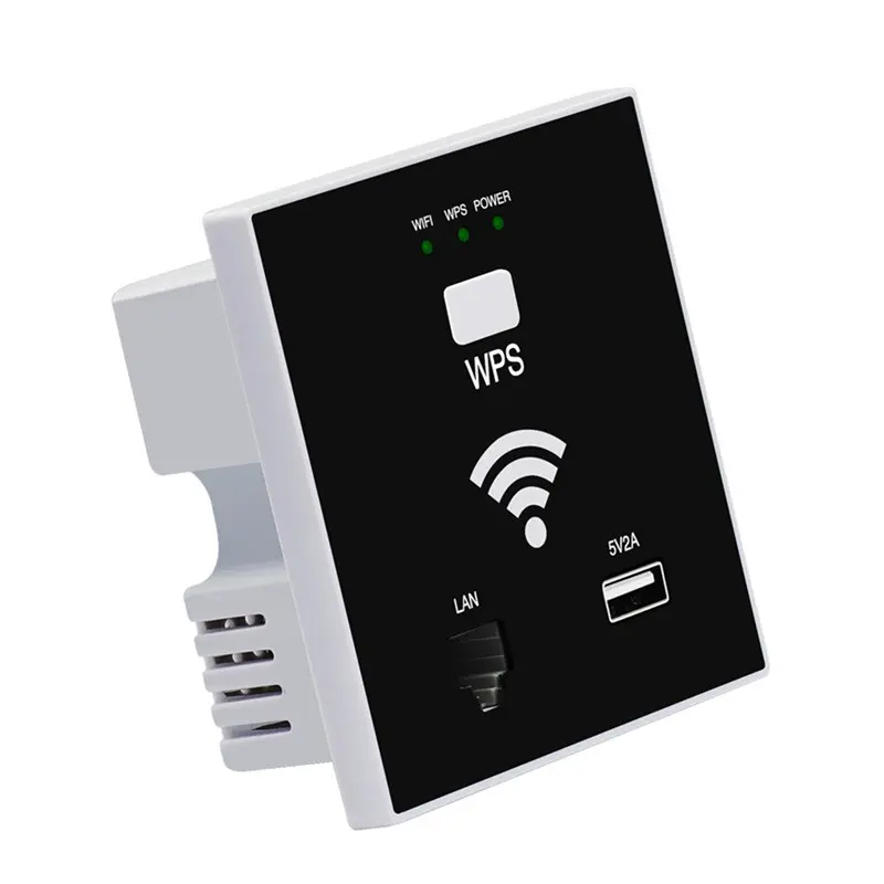 Wall Wifi Router 300Mbps Access Point Wireless Socket Ap Wit - Shop ...