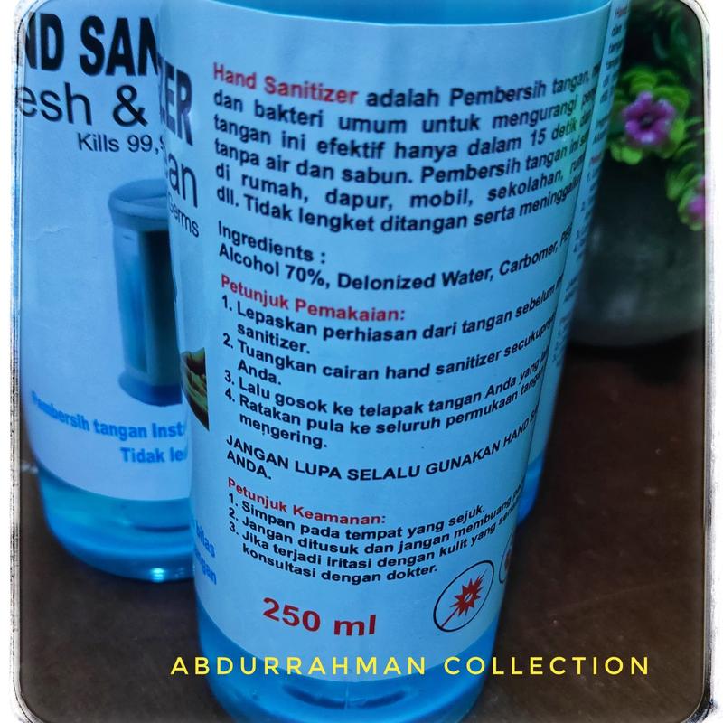 HAND SANITIZER FRESH & CLEAN GEL 250 ML 2
