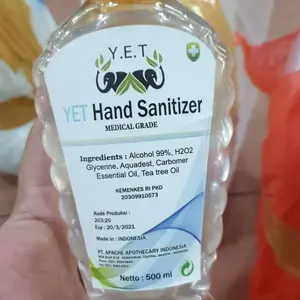 HAND SANITIZER GEL 500 ML KEMENKES