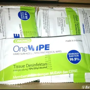Onewipe Tissue Desinfektan merk onemed