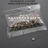 Gambar Peniti Kecil 2 cm Tipis Murah Harga Per Pack isi 100 pcs dari Heaven Kaufen Kota Malang 1 Tokopedia