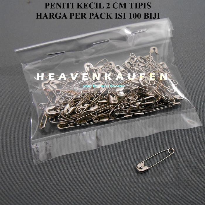Gambar Peniti Kecil 2 cm Tipis Murah Harga Per Pack isi 100 pcs dari Heaven Kaufen Kota Malang Tokopedia