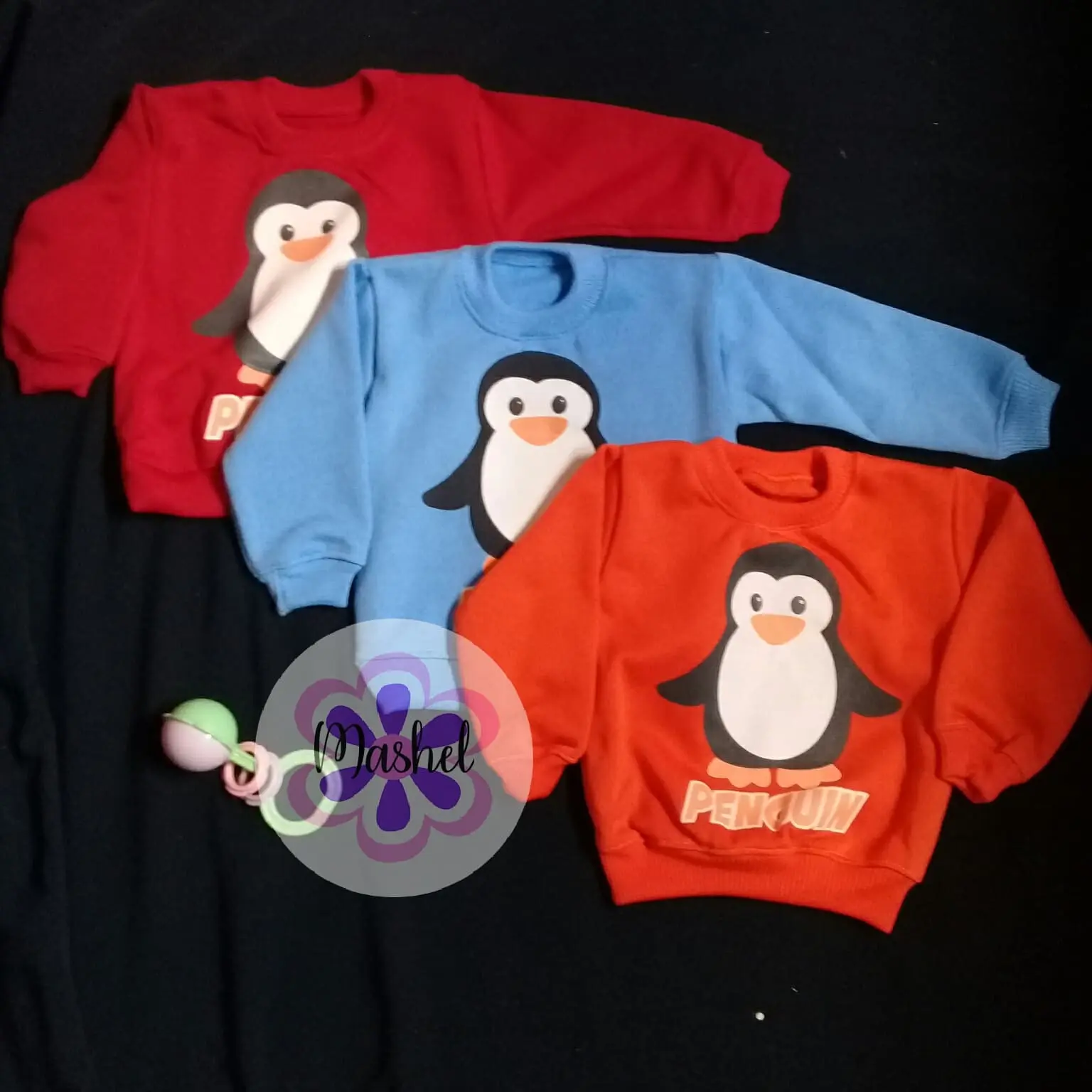 Sweater bayi motif animal