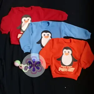 Sweater bayi motif animal