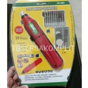 Mesin Ukir Set 20pcs Rechargeable 3.6V Mini Drill Bor Grinder 20 Pcs