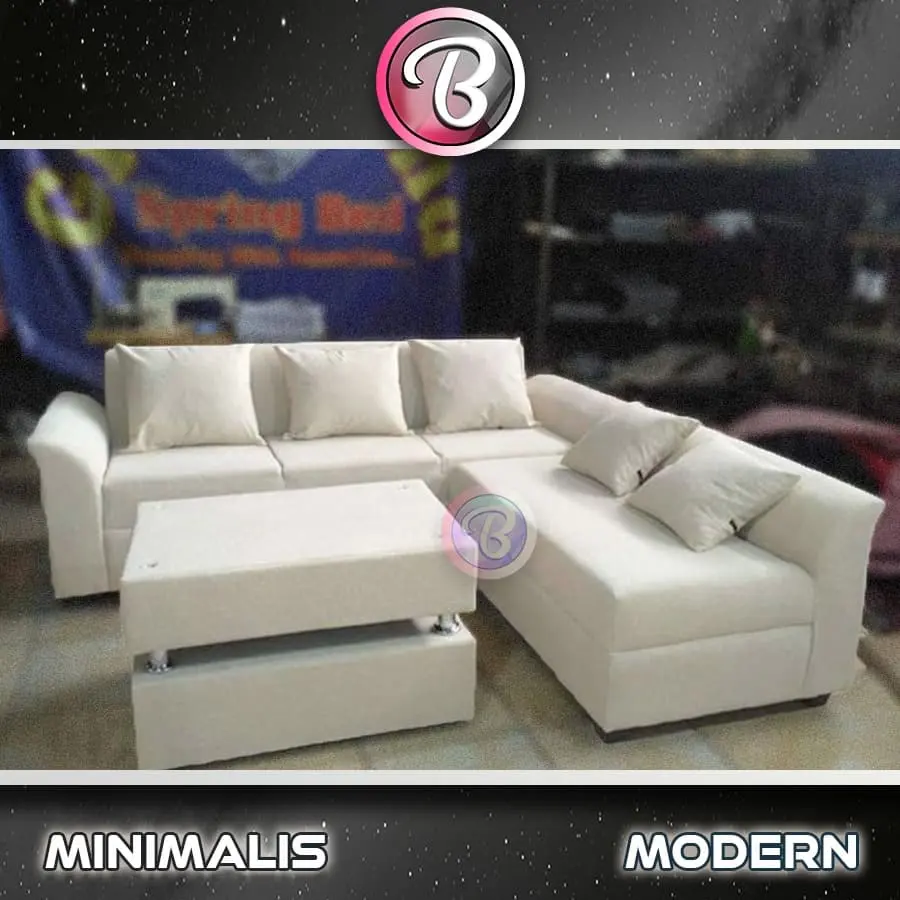 Sofa Minimalis Untuk Keluarga Anda - Warna Polos