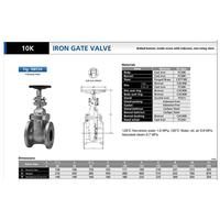Jual 4 ” Gate valve kitz cast iron jis10k - Jakarta Barat - sinar ...