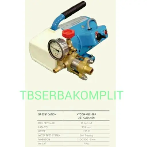 Pompa Cuci AC Jet Cleaner Kyodo KDC-20A Mesin Steam Cuci AC Motor 2