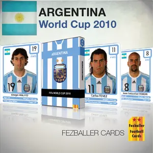 Kartu Bola Fezballer Cards edisi team ARGENTINA World Cup 2010
