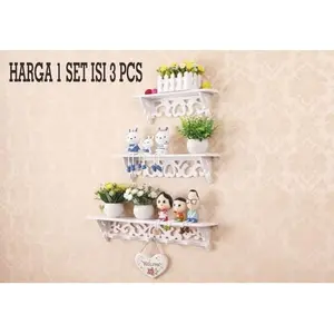 K536 Rak Dinding 3 Susun ( 1 set 3 pcs ) WPC DIY