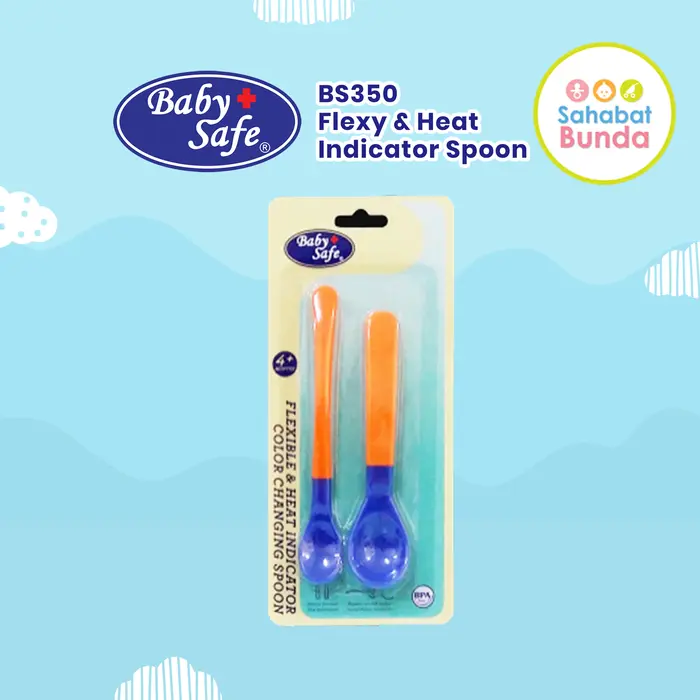 Gambar Baby Safe Flexy and Heat Indicator Spoon - Sendok Makan Bayi dari Sahabat.Bunda Kota Malang 4 Tokopedia