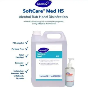 HAND SANITIZER DIVERSEY ALCOHOL SOFTCARE MED H5 CUCI TANGAN